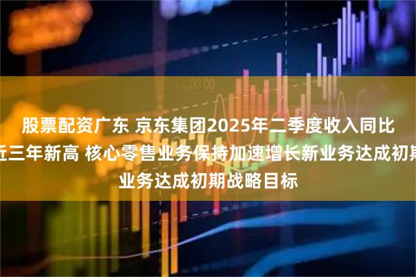 股票配资广东 京东集团2025年二季度收入同比增速再创近三年新高 核心零售业务保持加速增长新业务达成初期战略目标